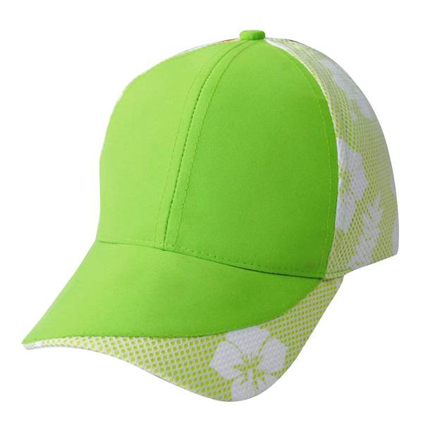 558: flower printing cap, cotton cap,6 panel cap