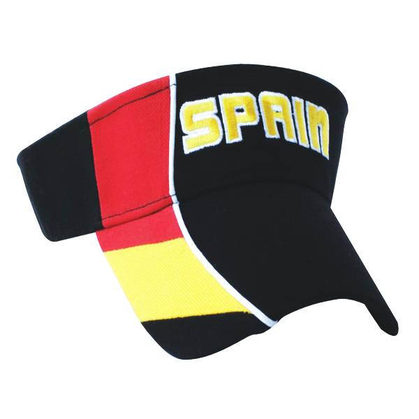 538: world cup visor,cotton visor,emboridery visor hat