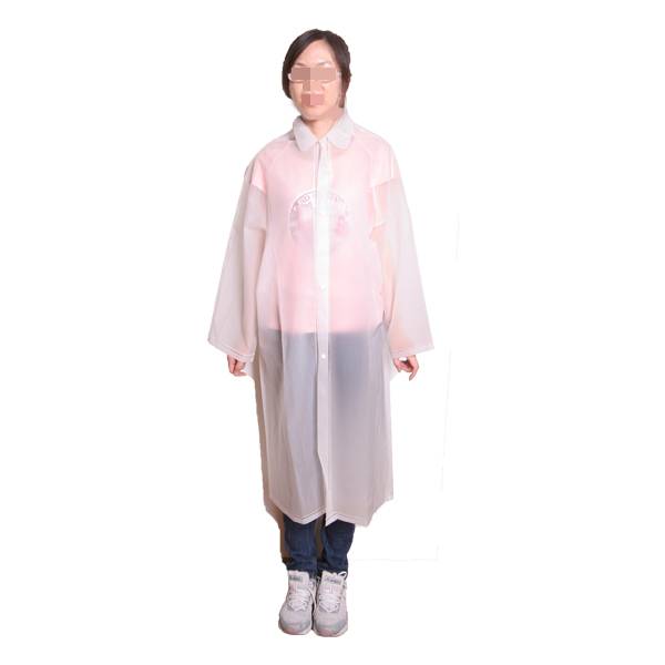 R4201:long-style raincoat